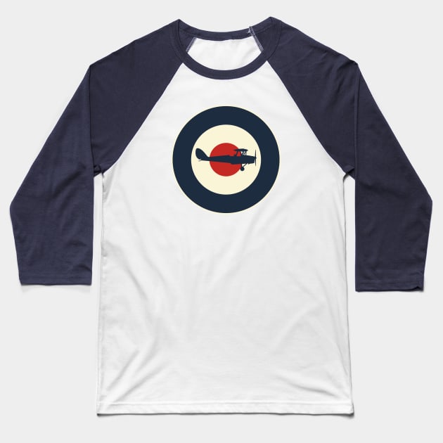 de Havilland Tiger Moth Baseball T-Shirt by Tailgunnerstudios